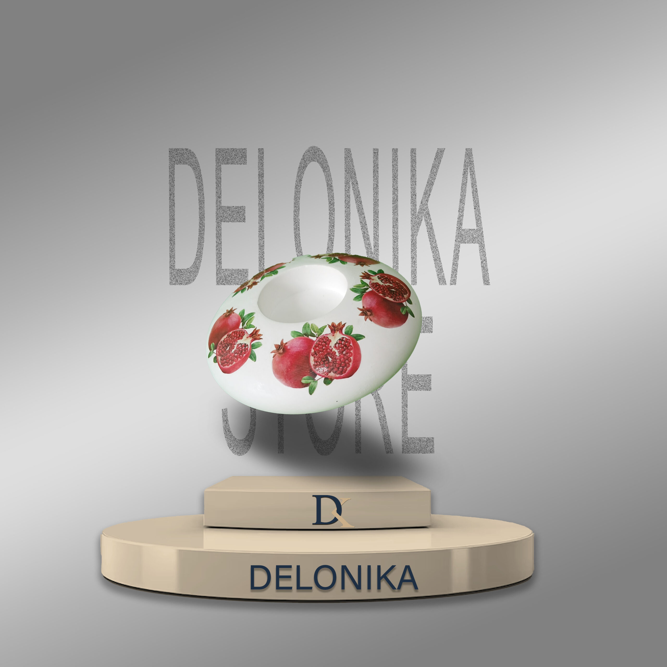 جا شمعی طرح انار