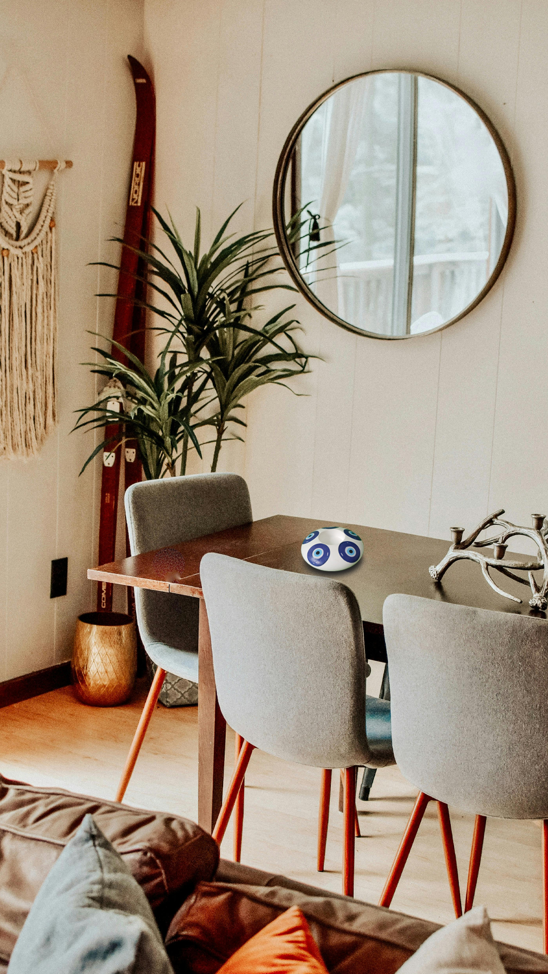 جا شمعی طرح چشم نظر