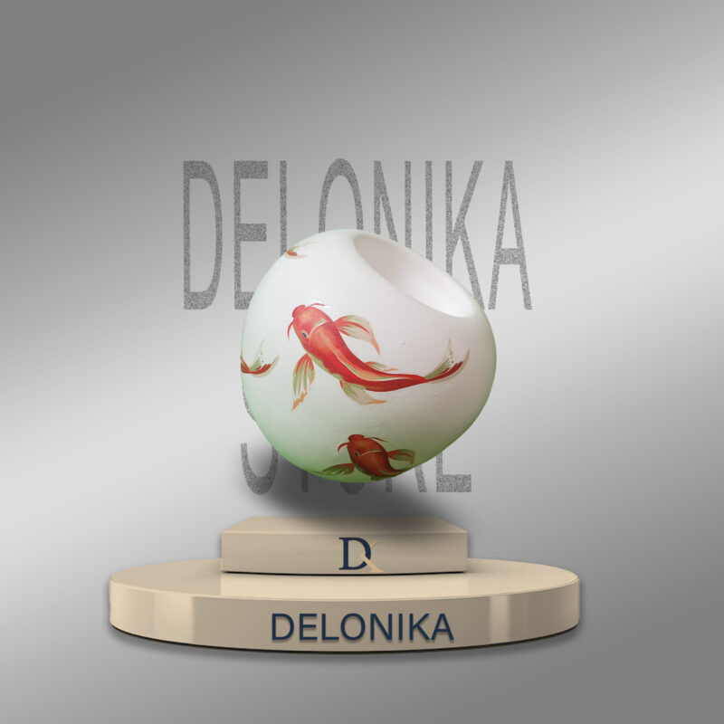 جا شمعی طرح ماهی