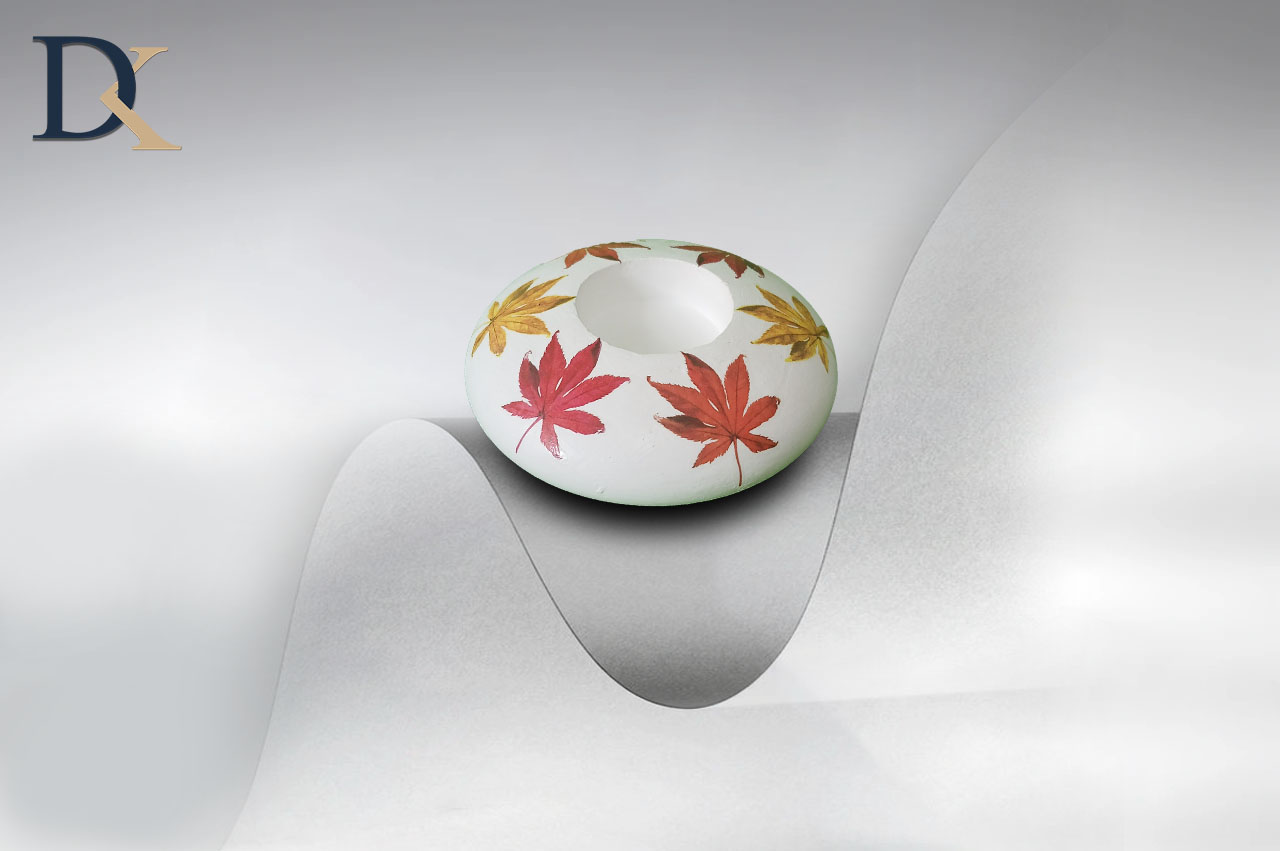 جا شمعی طرح پاییزی