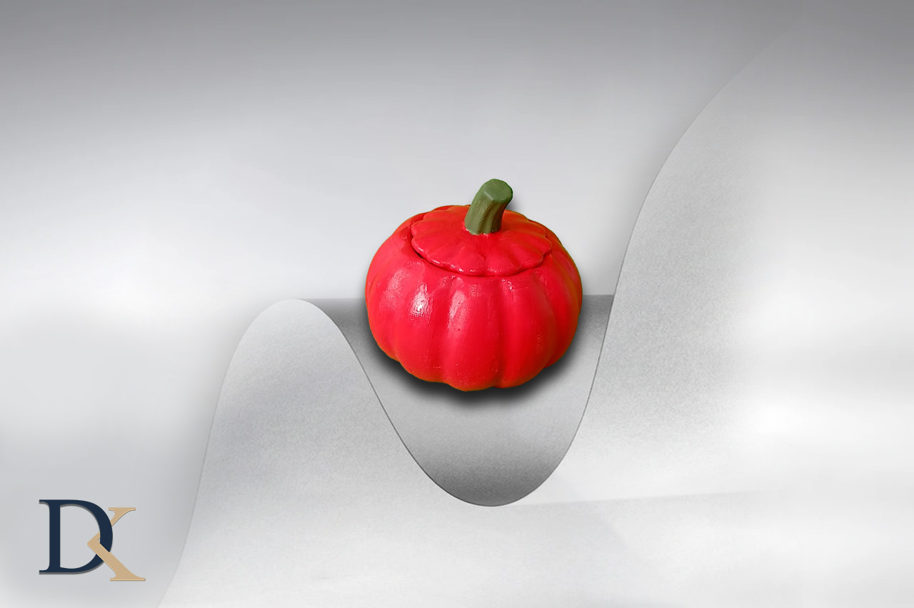 جا شمعی طرح کدو