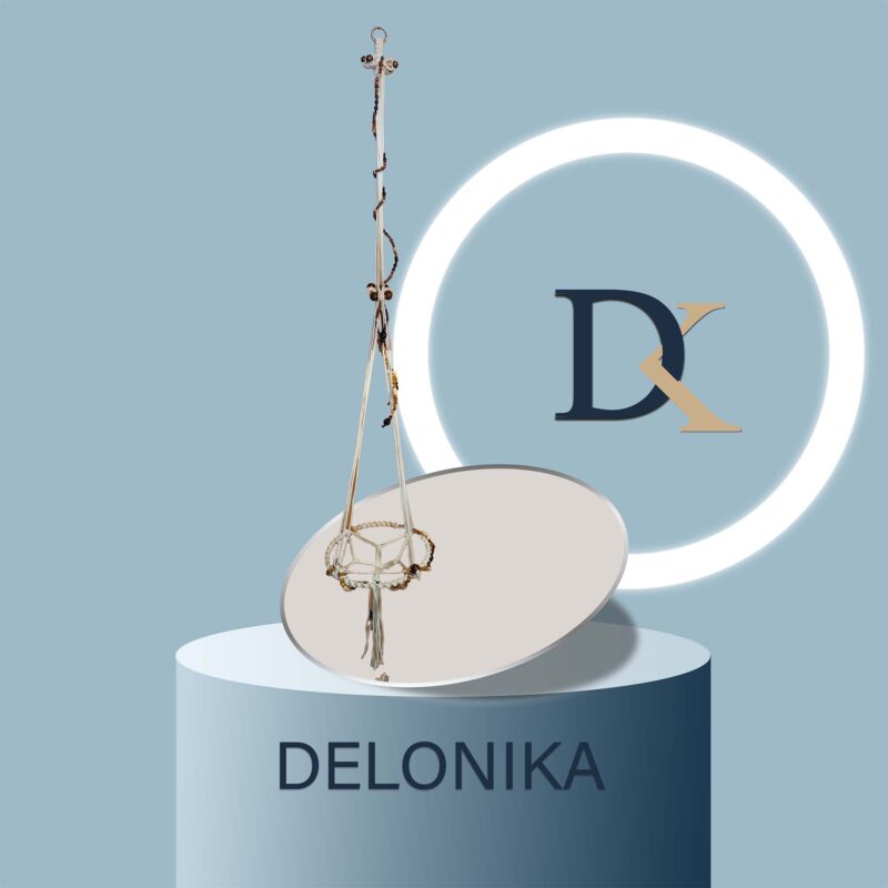 آویز گلدان مکرومه