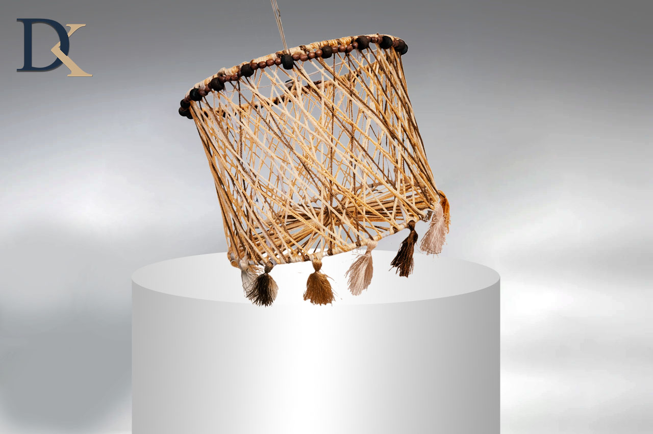 خرید لوستر مکرومه سبک بوهو