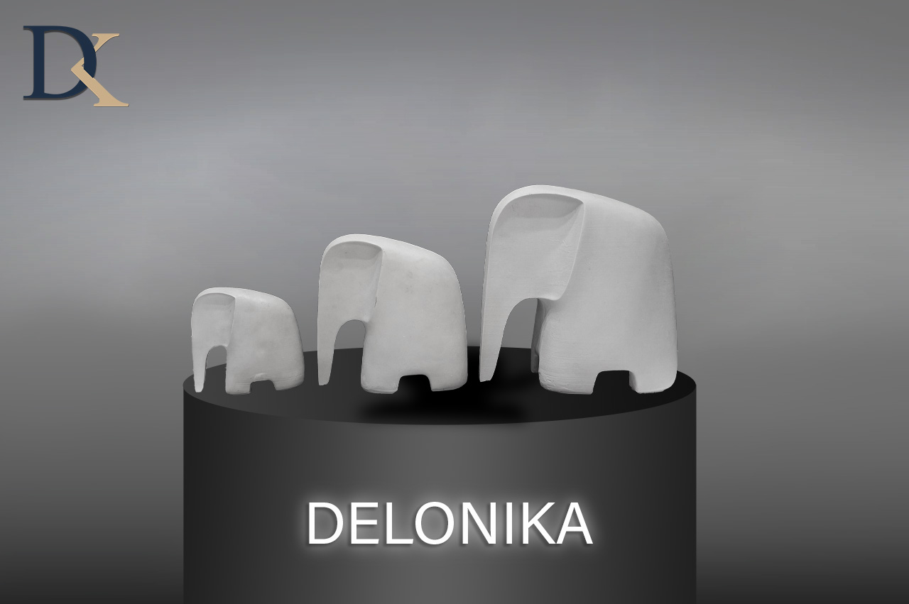 محصول مجسمه فیل خام