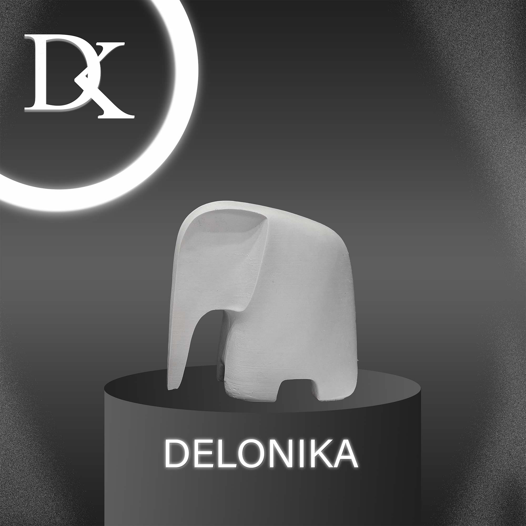 خرید مجسمه فیل خام و قابل رنگ