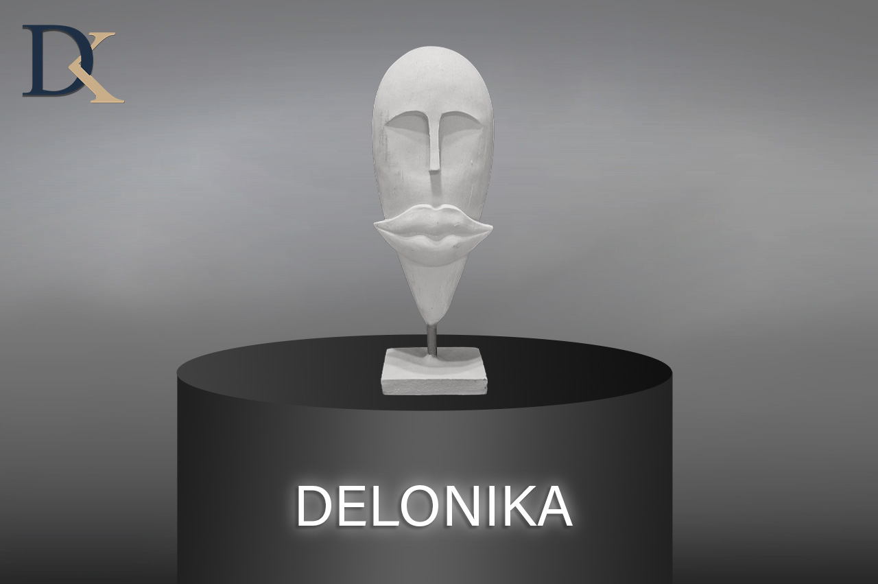 خرید مجسمه انتزاعی لب برجسته