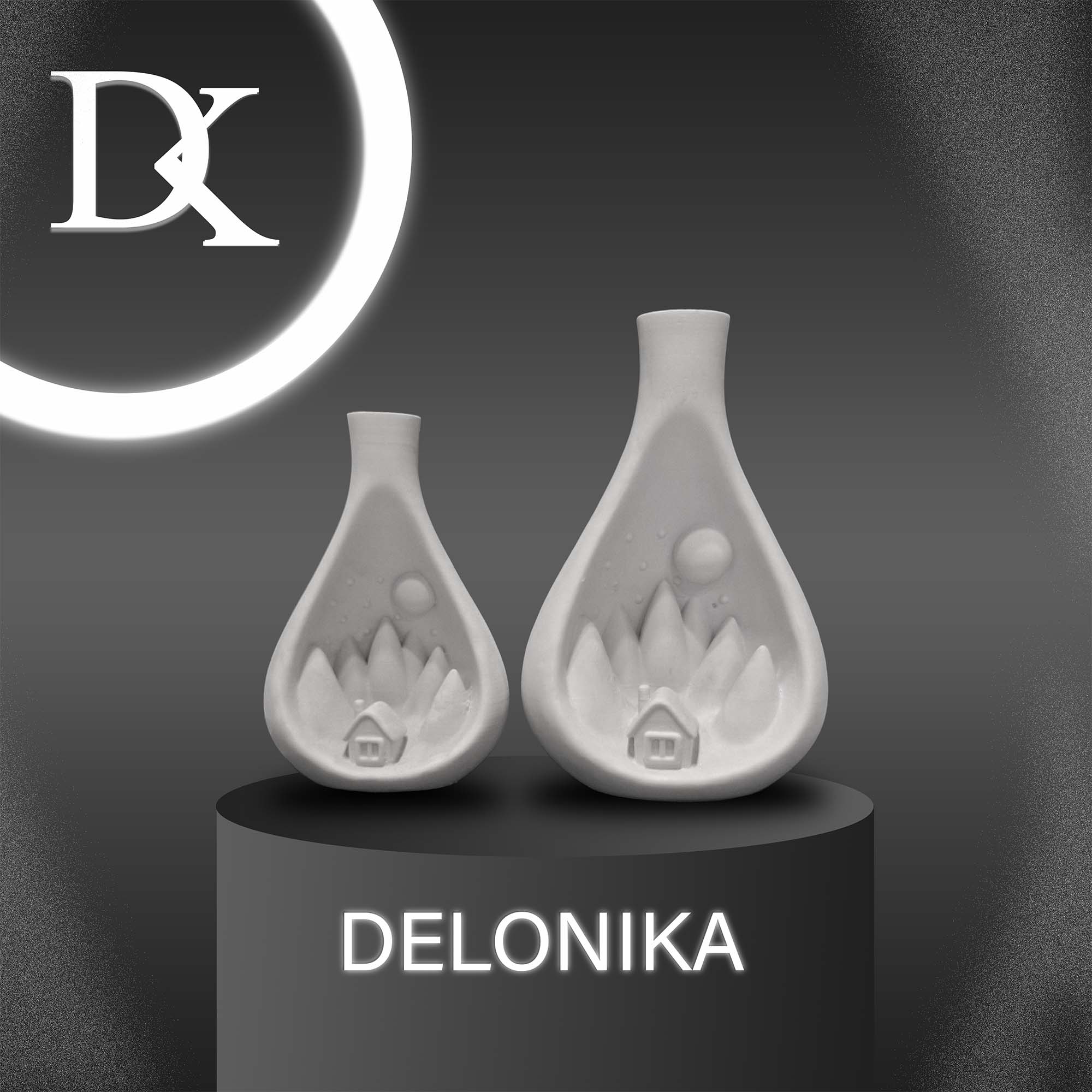 مجسمه کوزه‌ای جنگل‌نما